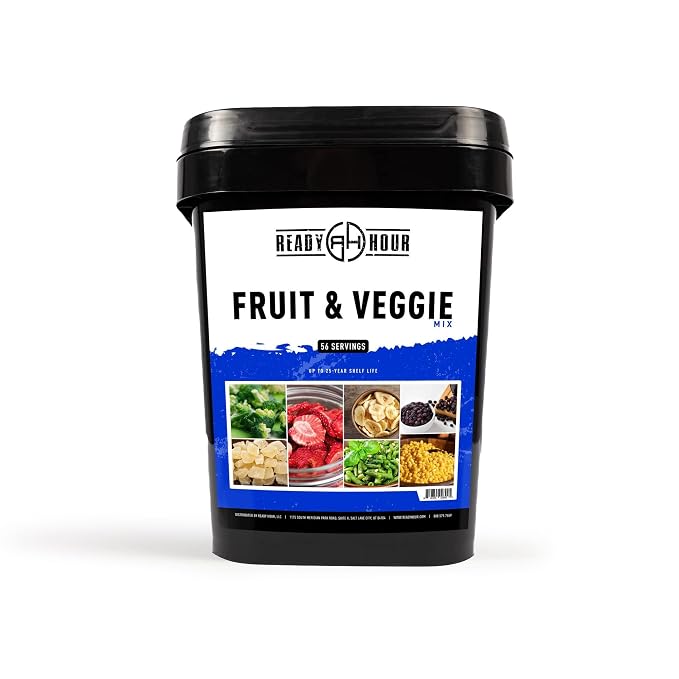 Ready Hour freeze-dried fruit and veggie mix, 56 servings