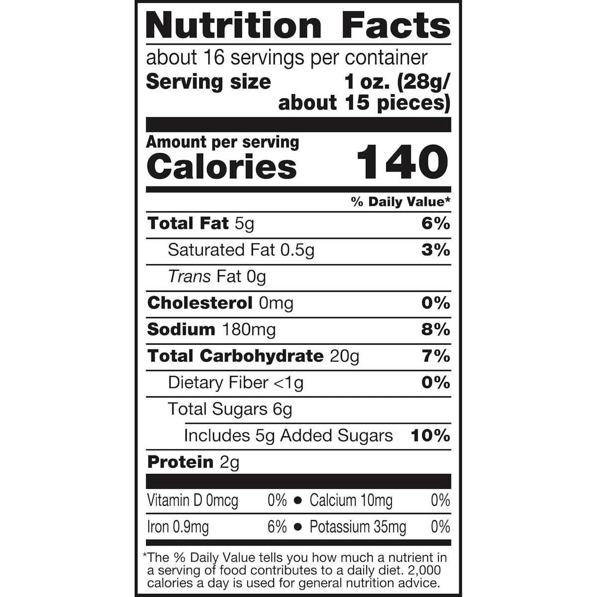 Cinnamon sugar pretzel twists snack bag