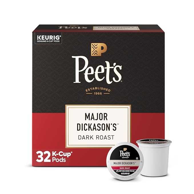Peet's Coffee Major Dickason's Blend dark roast K-Cups