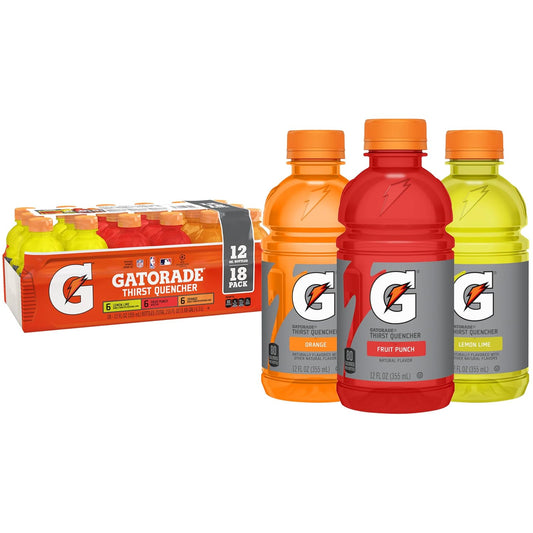 Gatorade 12 fl oz sports drink bottles pack of 18
