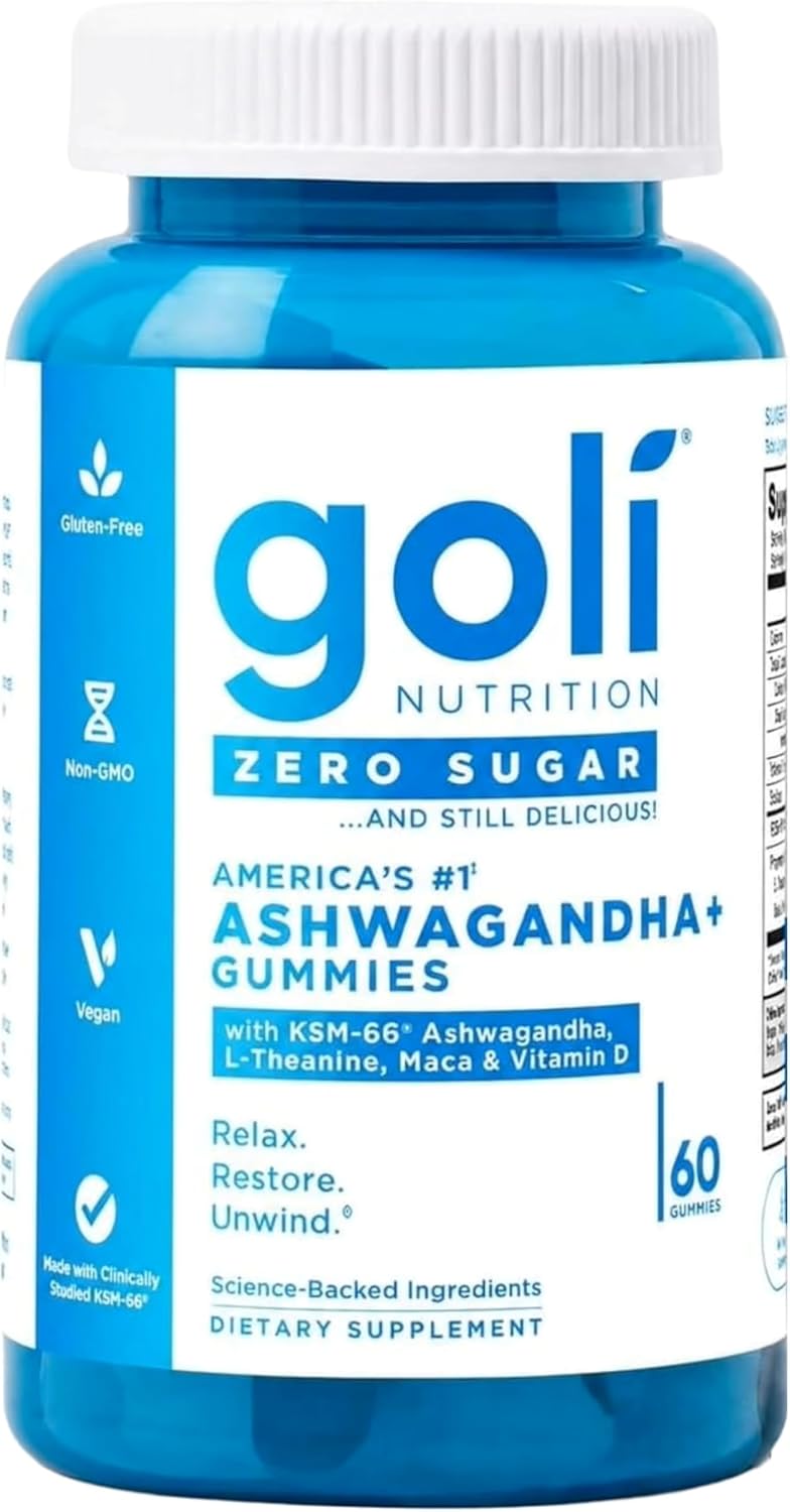 Goli ashwagandha gummies with KSM-66 supplement