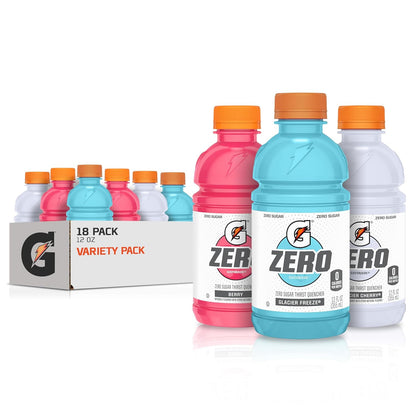 Gatorade G Zero Glacier Freeze sports drink bottle