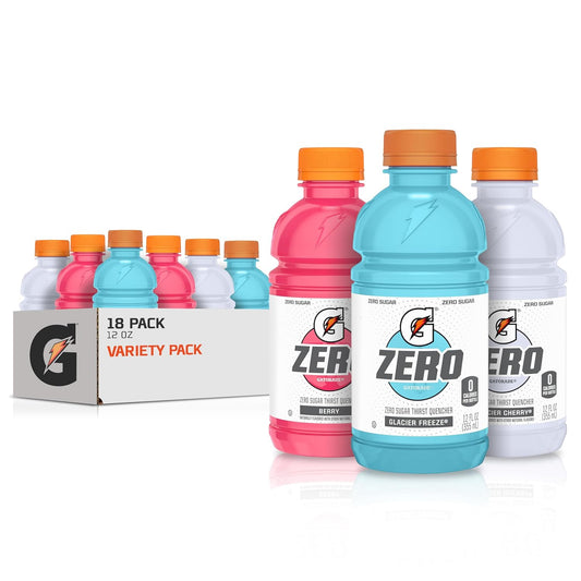 Gatorade G Zero Glacier Freeze sports drink bottle