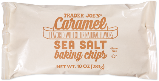 Trader Joe's Caramel Sea Salt Baking Chips gluten free kosher