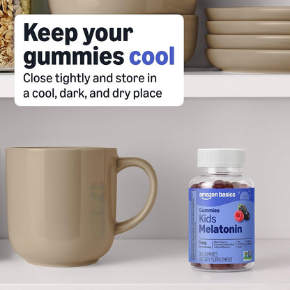 Amazon Basics 90 count kids dietary supplement gummies