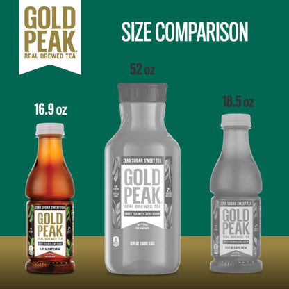 Gold Peak Zero Sugar Tea multi-pack bottles