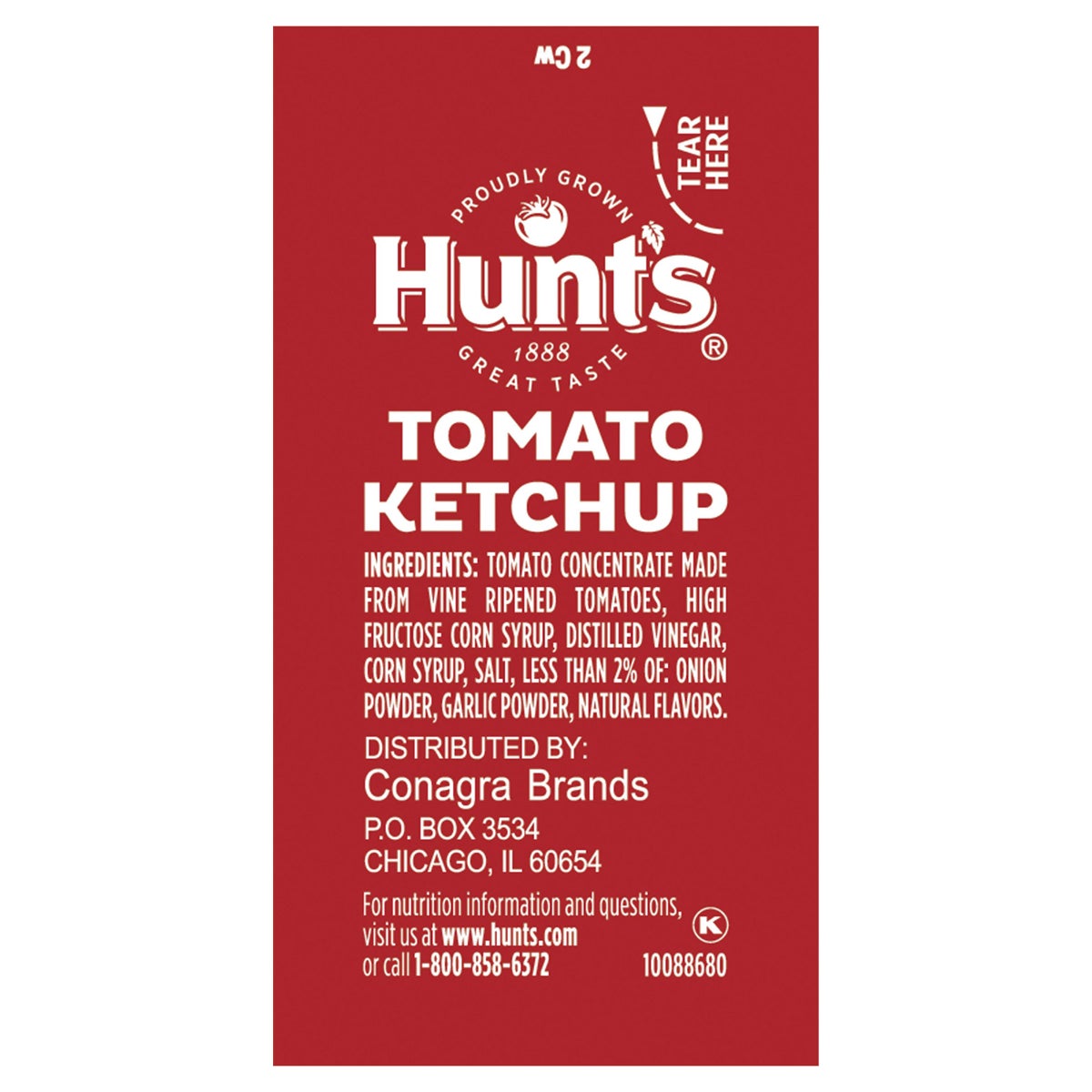 Hunt's ketchup packets 1000-count bulk pack