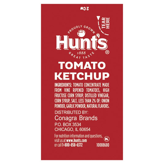 Hunt's ketchup packets 1000-count bulk pack