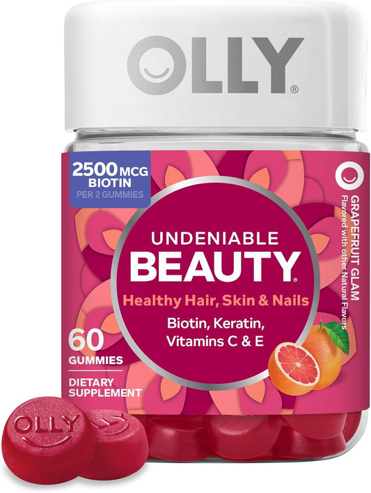 OLLY Undeniable Beauty biotin gummies 60 count