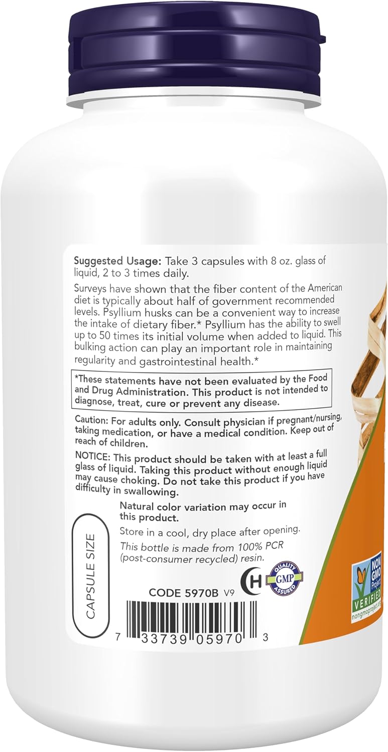 Psyllium Husk Caps intestinal health supplement