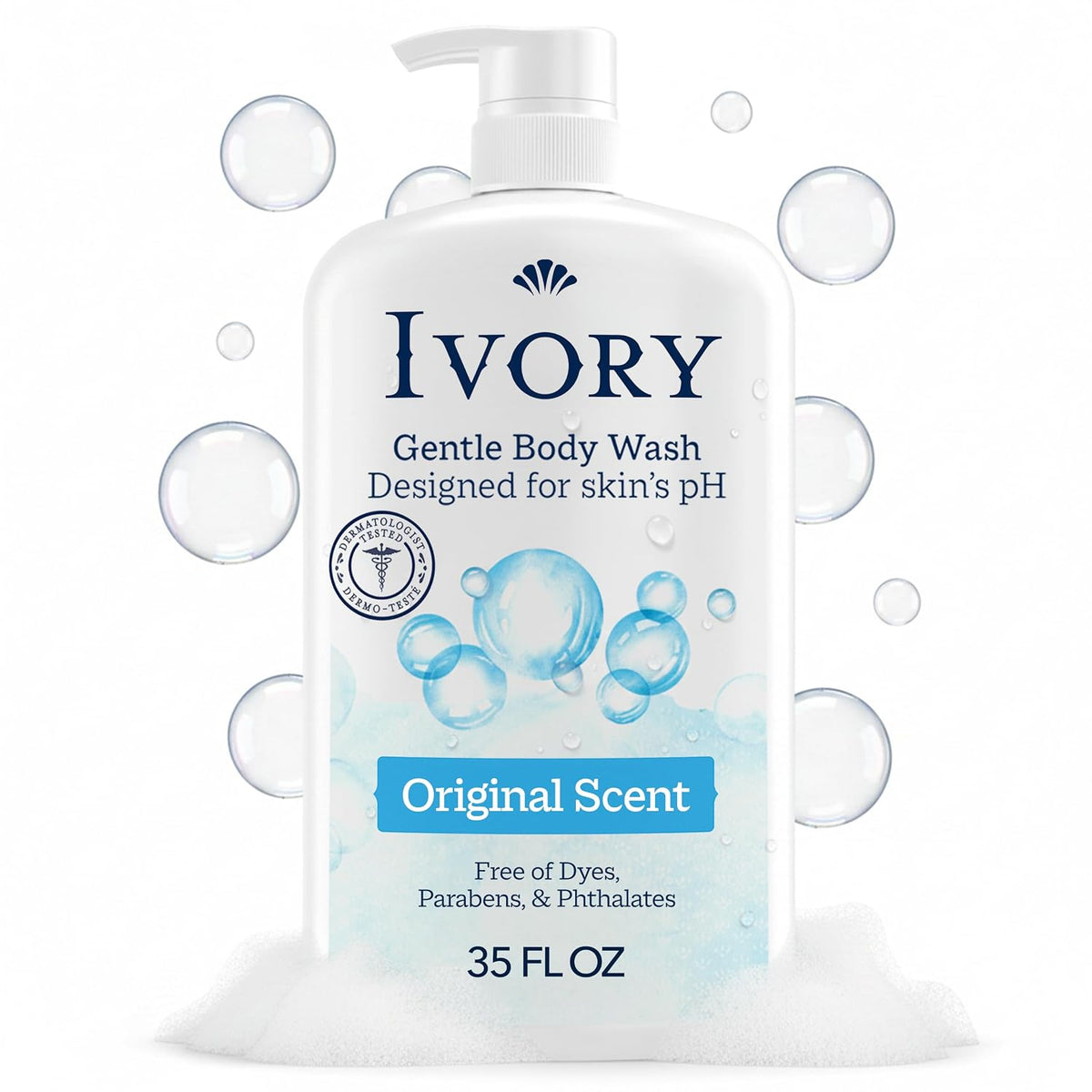 Ivory body wash for sensitive skin family formula