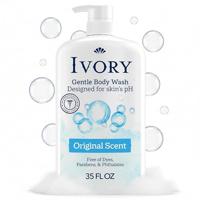 Ivory gentle body wash original scent 35 oz bottle