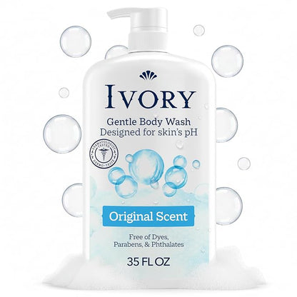 Ivory gentle body wash original scent 35 oz bottle