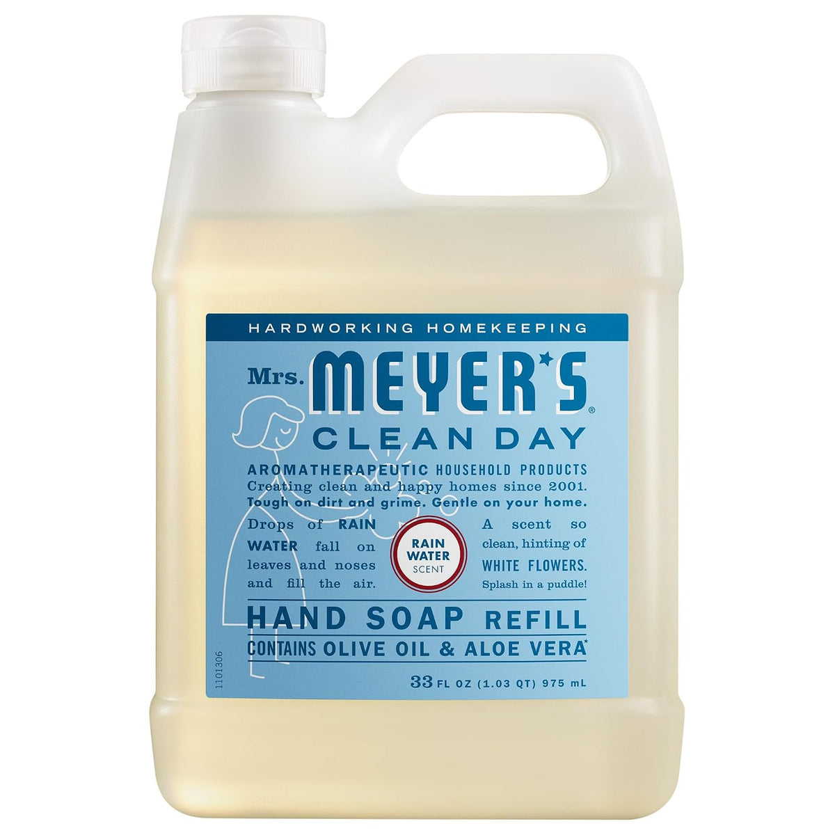 33 fl oz hand soap refill in Rain Water scent