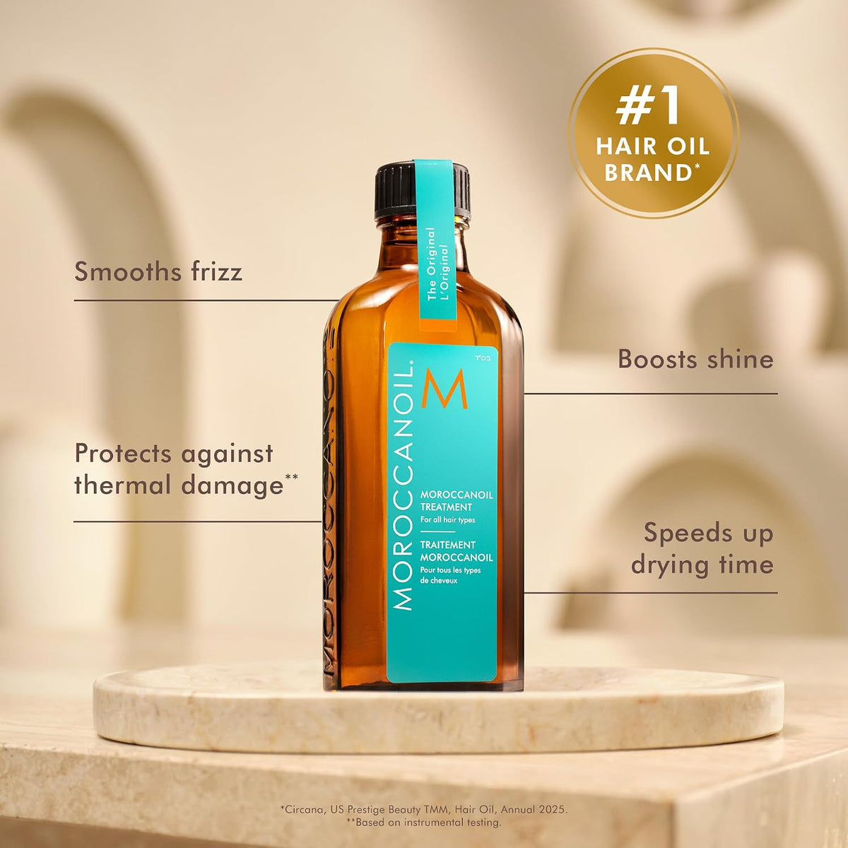 Multi-use Moroccanoil styling hair oil