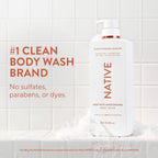 Native Peach–Orange Blossom body wash with shea butter