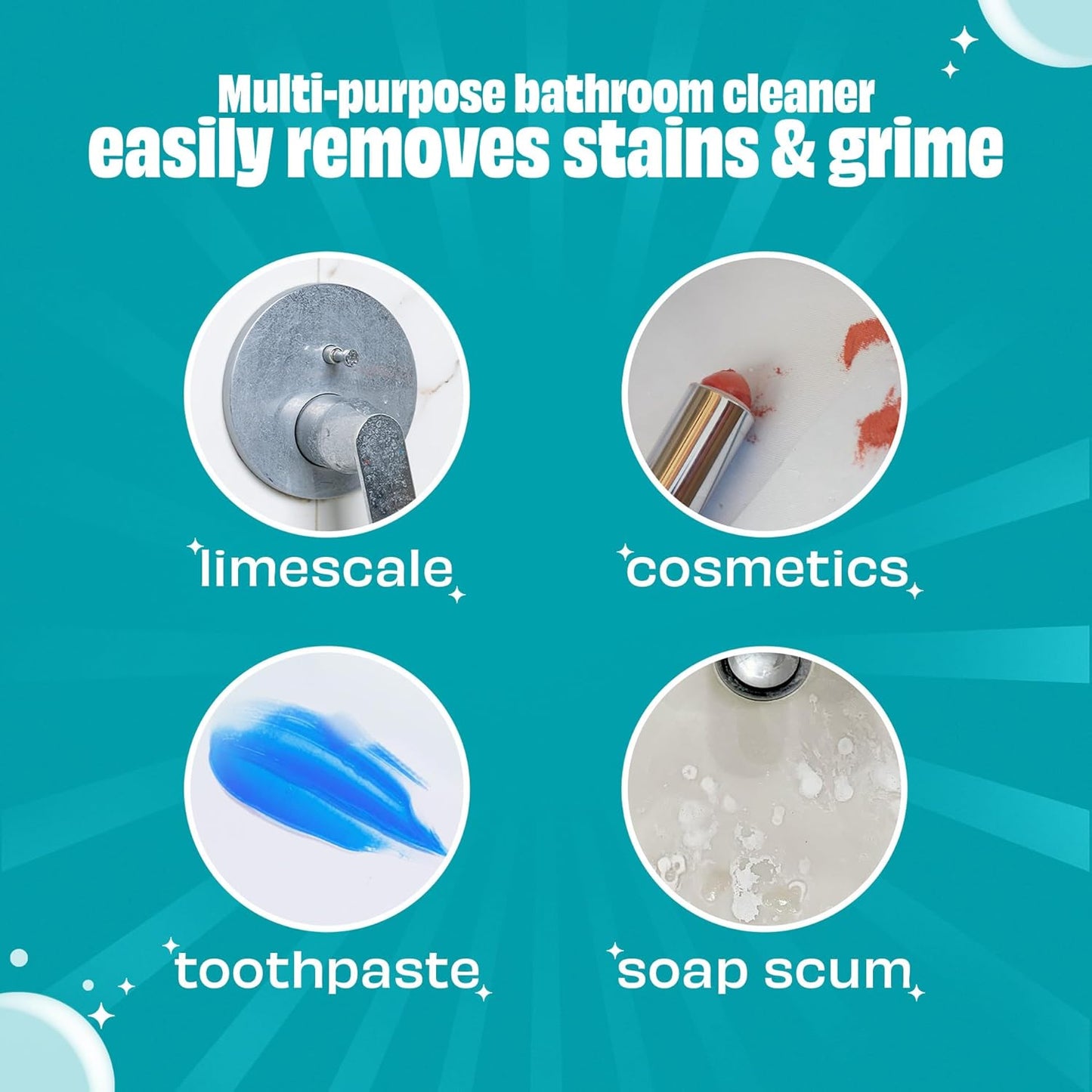 Bathroom Multi-Purpose Cleaner Unisex 32oz Foaming Spray
