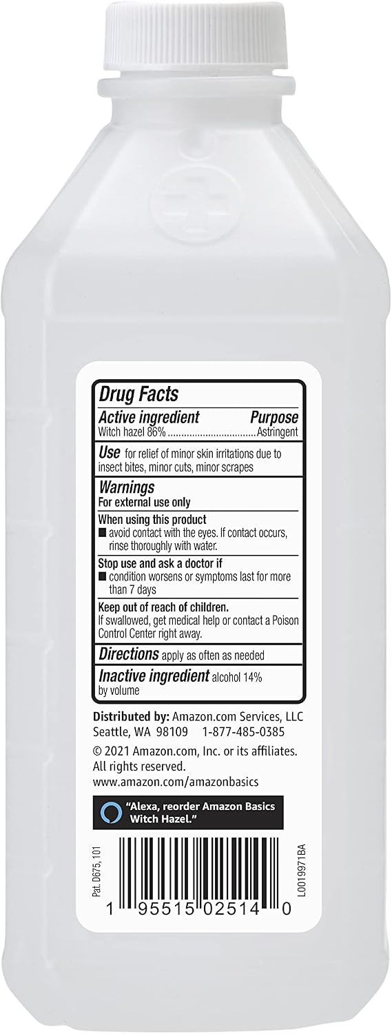 Amazon Basics skin toner for minor irritation
