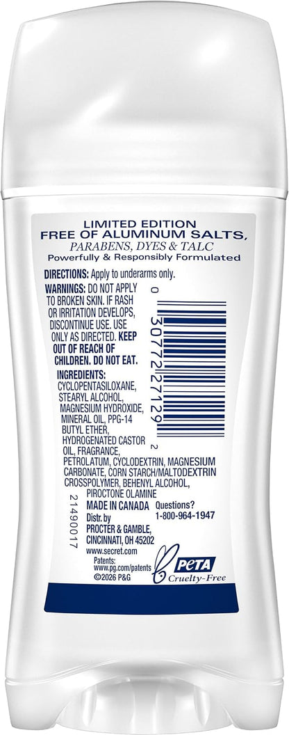 Secret Cozy Caramel deodorant with Magnesium Odor Protection