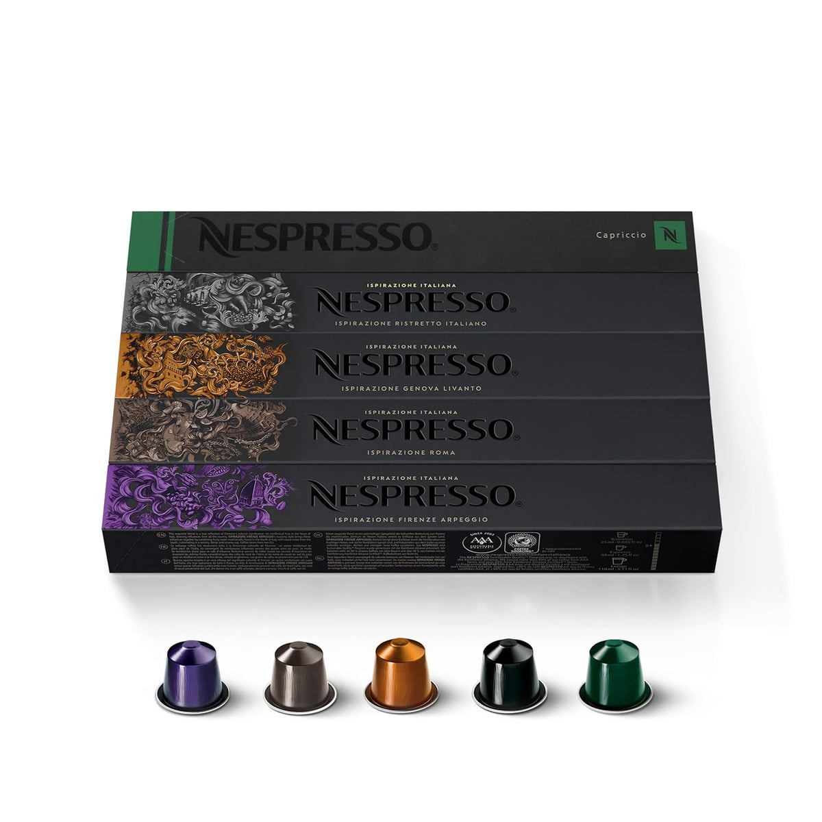 Nespresso mixed roast espresso pod assortment