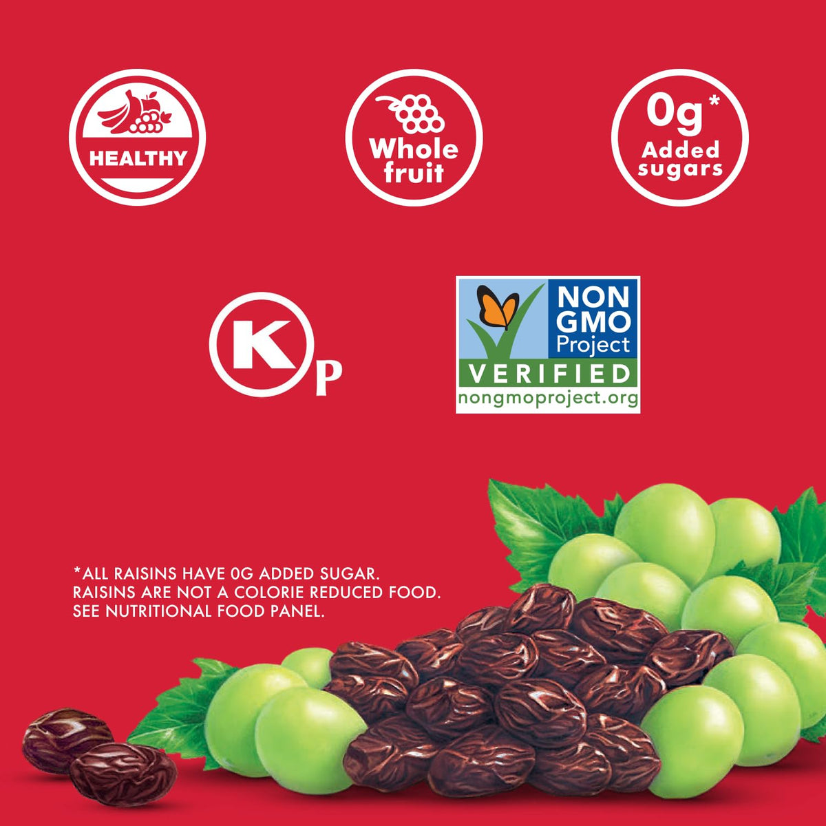 California dried raisins snack canister