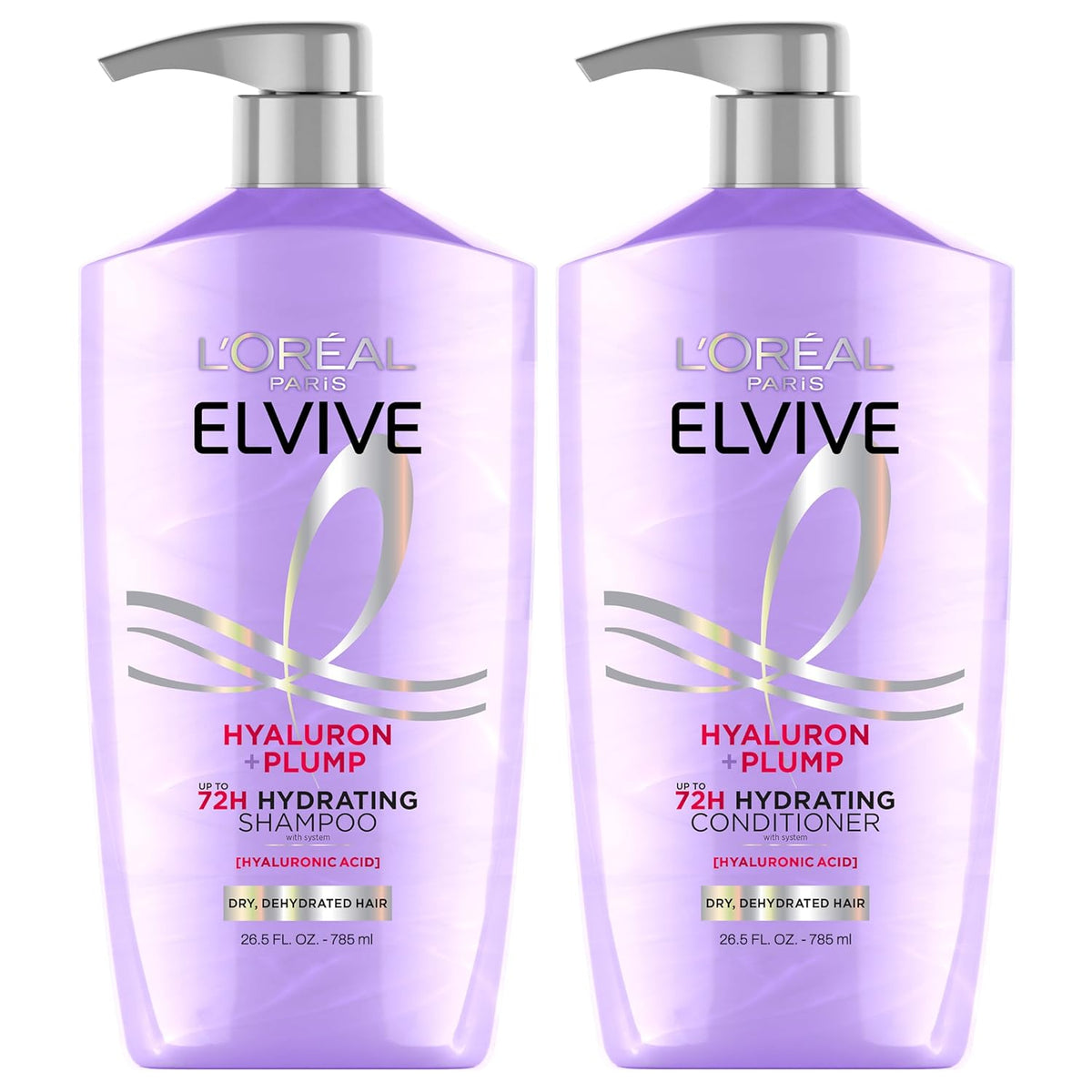 L'Oreal Paris Hyaluron Plump hair care duo 53 fl oz