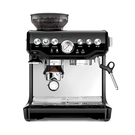 Breville BES870BSXL espresso machine in Black Sesame