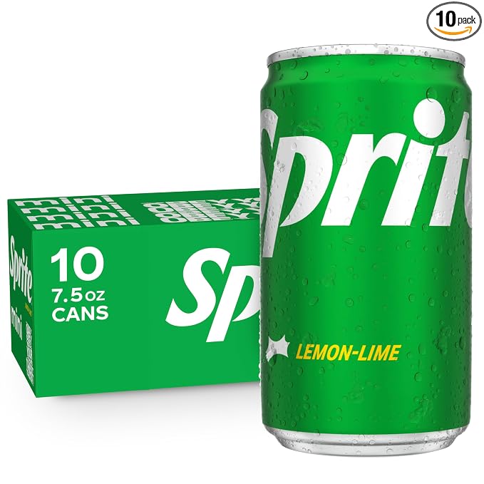 Sprite lemon-lime soda mini cans 10 pack