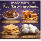 Sweet and crunchy chocolate snack clusters