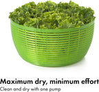 OXO salad spinner basket and bowl design