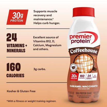 Premier Protein caramel coffee shake pack