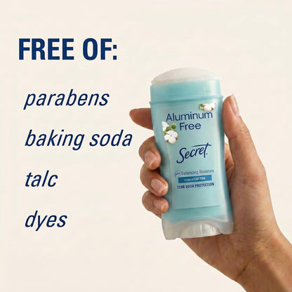 Cotton scent Secret deodorant for daily odor protection