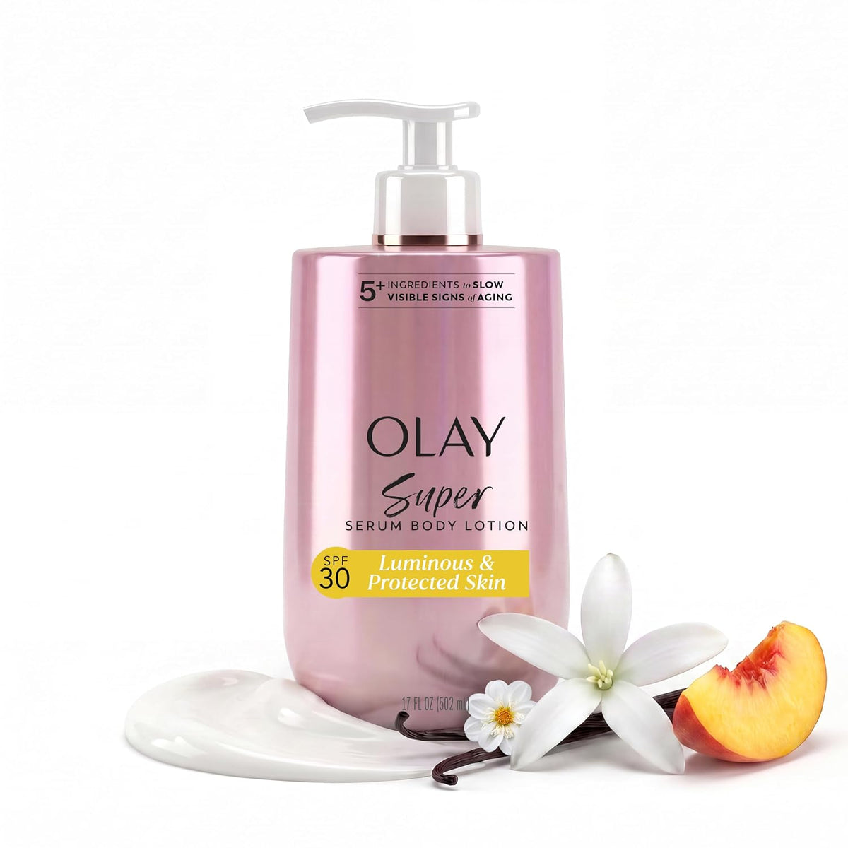 Olay luminous body lotion for daily skin care