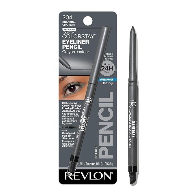 REVLON ColorStay waterproof eyeliner pencil in Charcoal