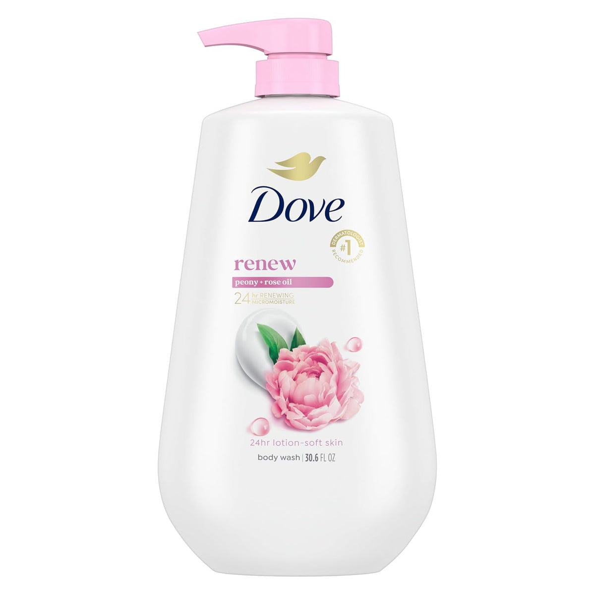 Dove sulfate-free body wash with peony and rose oil fragrance
