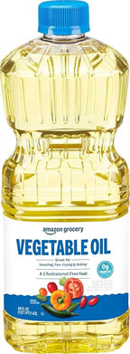Amazon Grocery vegetable oil, 48 fl oz bottle