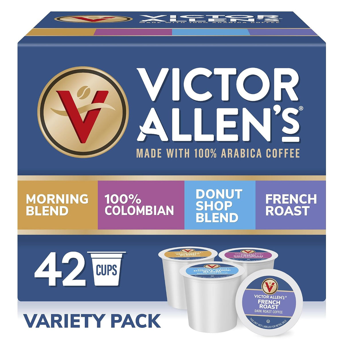 Victor Allen's single serve coffee pods for Keurig