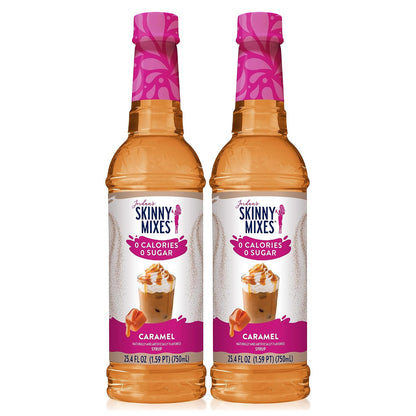Jordan’s Skinny Mixes zero-calorie caramel flavoring syrup