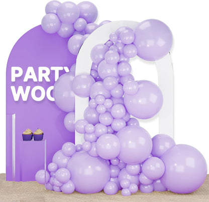 Light pastel purple balloons for party decor