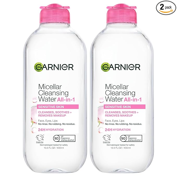 Garnier Micellar Water hydrating cleanser 2 count