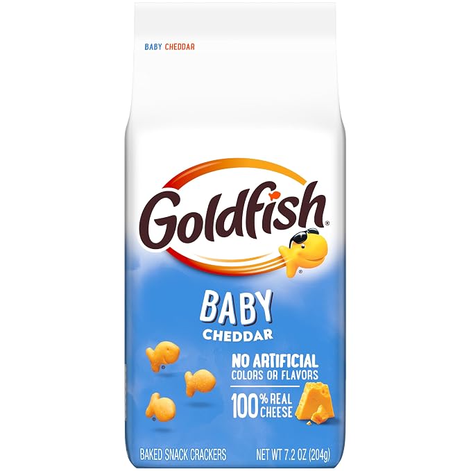Goldfish Baby Cheddar Cheese Crackers 7.2 oz bag