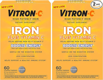 Vitron-C iron supplement plus vitamin C 2-pack