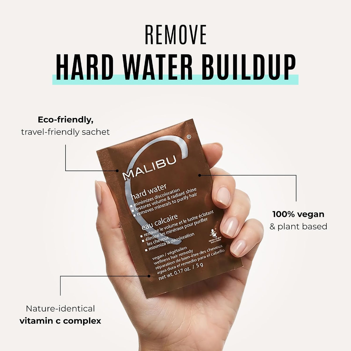 Malibu C hair mask treatment for mineral buildup