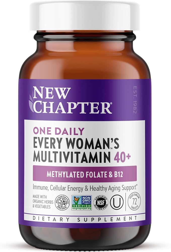 New Chapter Every Woman's One Daily 40+ multivitamin bottle