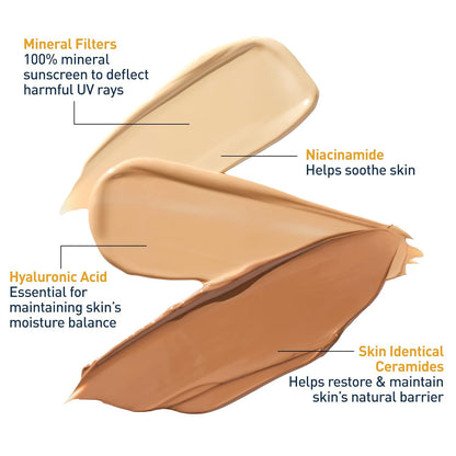 CeraVe non-greasy tinted face sunscreen SPF 30