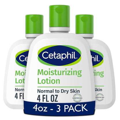 Sensitive skin lotion by Cetaphil in 4 ounce bottles