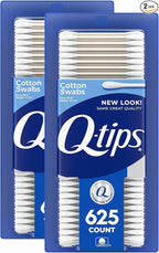 Q-tips 100% cotton swabs 625 count pack of 2