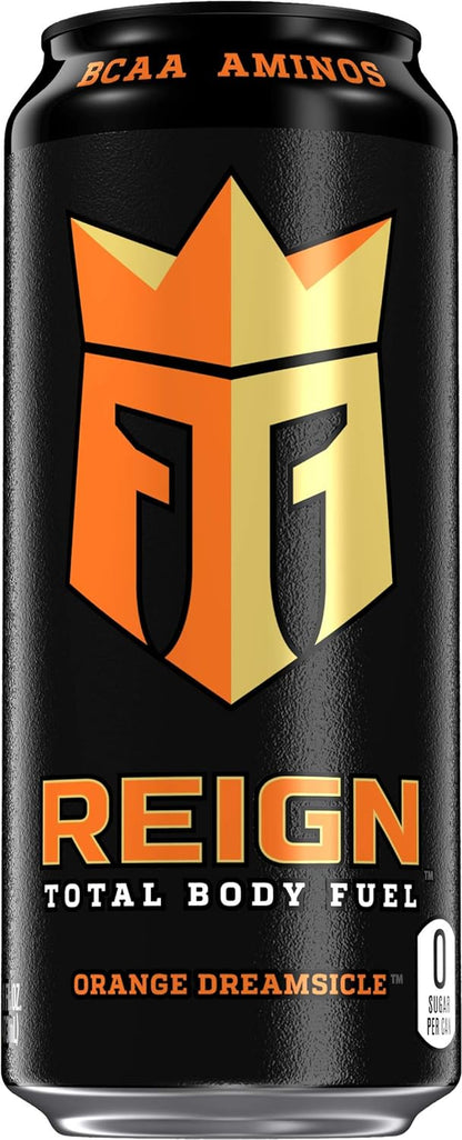 REIGN zero sugar fitness drink with caffeine and BCAAs