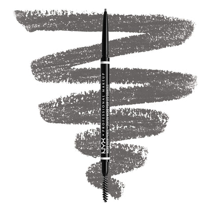 Grey precise eyebrow pencil by NYX Professional Makeup
