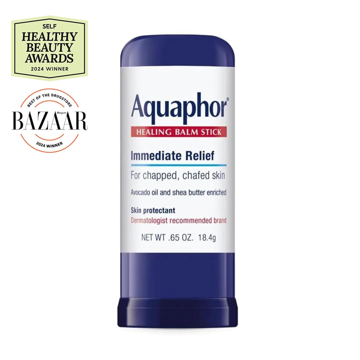 Portable Aquaphor skin protectant balm stick